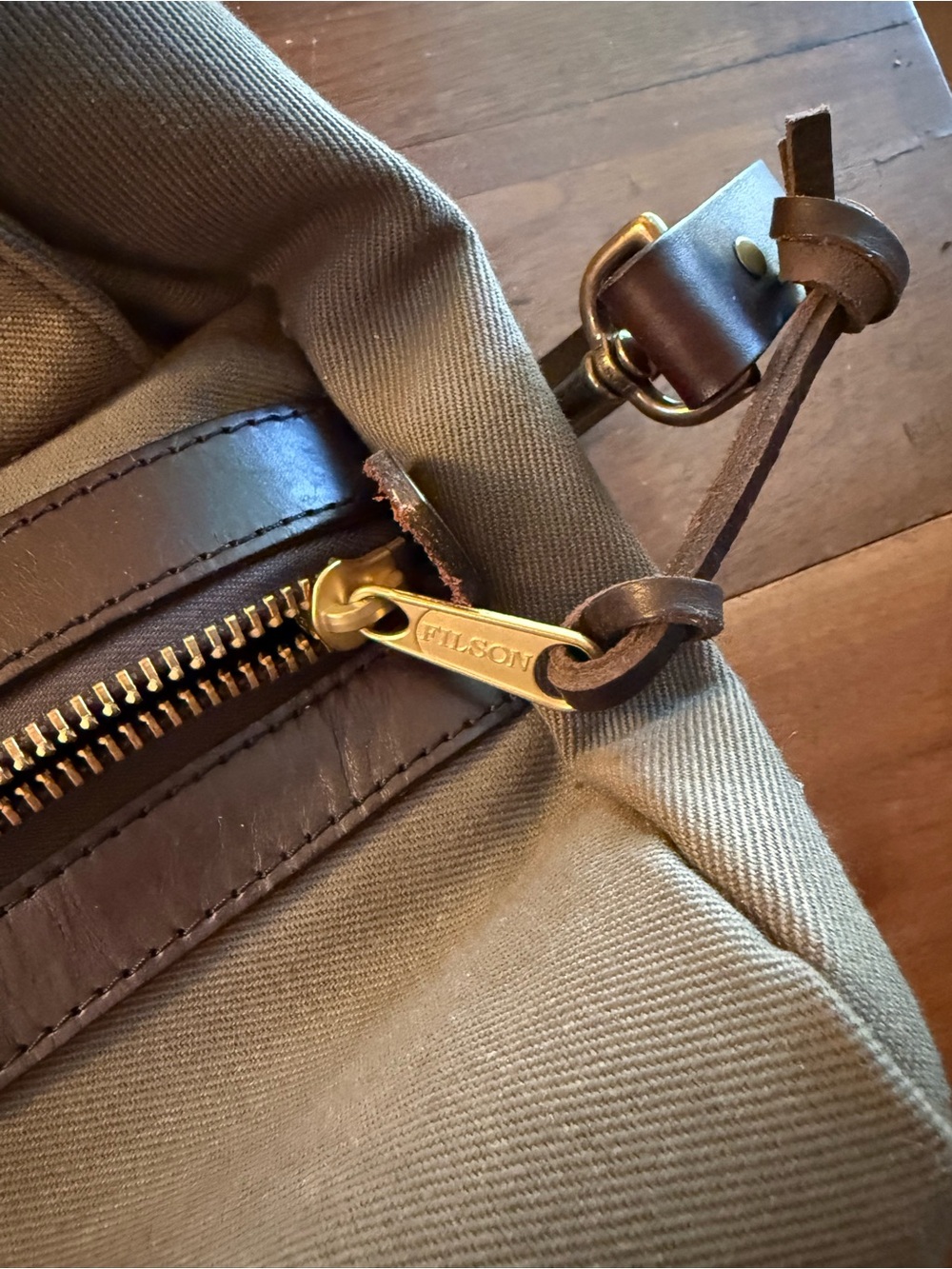 Filson Rugged Twill Duffel Bag - Medium - Great shape. Very little use. - Picture 9 of 10